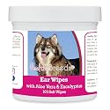 Healthy Breeds Utonagan Ear Cleaning Wipes with Aloe &amp; Eucalyptus for Dogs 100 Count