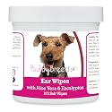Healthy Breeds Welsh Terrier Ear Cleaning Wipes with Aloe &amp; Eucalyptus for Dogs 100 Count