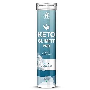 healthy nutrition - just for the health of it keto slimfit pro tablets for weight loss  fat burner effervescent 20 tablets