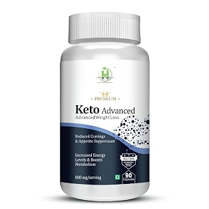 healthy nutrition - just for the health of it keto advanced weight loss supplement with green tea garcinia cambogia green coffee extract-90 capsules