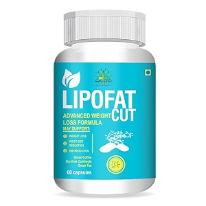 healthy nutrition - just for the health of it lipofat cut advanced weight loss formula support weight loss veg dietary supplement weight management garcinia cambogia extract 60 capsules