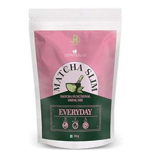 healthy nutrition - just for the health of it matcha slim green tea 500gm weight management -high in antioxidants detoxifying maintain heart health - powder