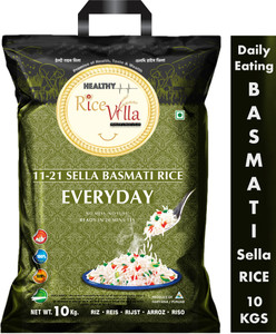 healthy rice villa 11-21 steam basmati rice everyday 10kg basmati rice long grain parboiled 10 kg