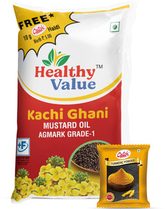 Healthy Value Kacchi Ghani Mustard Oil 1