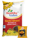 Healthy Value Kacchi Ghani Mustard Oil 1