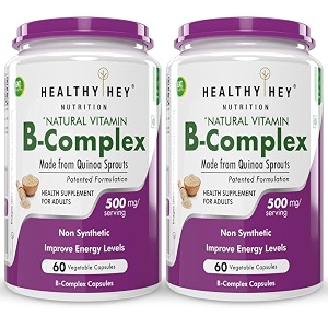 HealthyHey Nutrition Vitamin B-Complex - 60 Vegetable