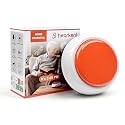 Hearkent Talking Clock for Elderly, English & Spanish Tell Time Date,Orange