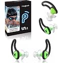 Hearprotek Ear Plugs for Swimming, 2 Pairs Silicone Ear Plugs for Adults