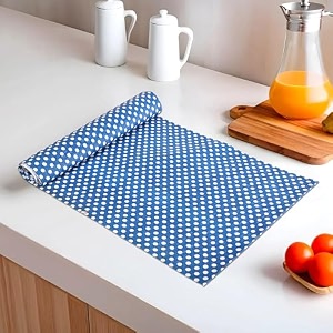 heart home pack of 2 waterproof amp durable 5 meters kitchen mats for shelf liner roll  wipeable fridge sheets for shelves cabinet drawer  dark brown wooden check