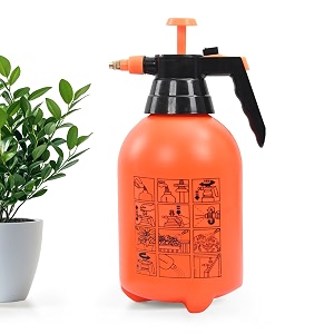 heart home 2 liter water spray for plants amp flowers  watercannon sprinkler pressure sprayer pump  plant spray for lawn herbicides pesticides fertilizers  plant watering can  white