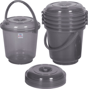 Heart Home Bathroom Bucket with Handle