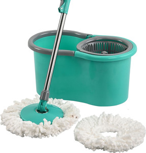 Heart Home Extendable Handle Plastic Spin Mopping