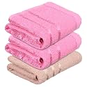 Heart Home Face Towel | Towels for Facewash | Towels for Gym | Facewash for Travel | Towels for Daily use | Workout Hand Towel | Lining Design | 14x21 Inch | Pack of 3 | Multi