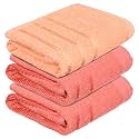 Heart Home Face Towel | Towels for Facewash | Towels for Gym | Facewash for Travel | Towels for Daily use | Workout Hand Towel | Lining Design | 14x21 Inch | Pack of 3 | Multi