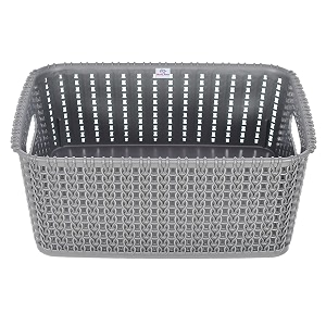 heart home multipurposes large m 20 plastic basketorganizerside handles amp wovan designsize 26 x 20 x 11 grey -46khh094