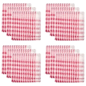 heart home duster  wet dry cleaning napkin  cotton kitchen duster  300 gsm kitchen cleaning clothes  pocha for kitchen  car  desk  fan  set of 6  101  pink