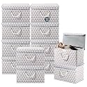 Heart Home Multipurpose Storage Box For Wardrobe With Lid &amp; Handle | Large Space-Saving Container Boxes For Storage Clothes - Ideal For Bathroom &amp; Kitchen | Check Print - Black