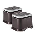 Heart Home Pack of 2 Anti-Slip Bathroom