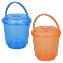 Heart Home Bucket | Plastic Bucket for Mopping | Bucket for Cleaning | Storage Container Bucket | Water Storage Bucket | Bathroom Bucket | Plain Bucket | 5 LTR | Transparent