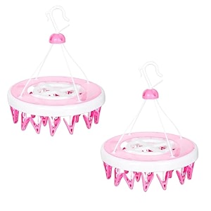 heart home cloth drying hanger  32 clips baby drying pegs  360 degree rotatable hanger  clip stand for cloth  rectangular cloth drying stand  green