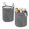 Heart Home Foldable 45L Toys Organizer for Kids Room - Soft Toys Storage Bag/Basket/Container with Handles | Disney Lion King - Black
