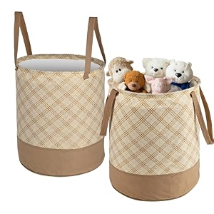 heart home foldable 45l toys organizer for kids room - soft toys storage bagbasketcontainer with handles  disney lion king - black