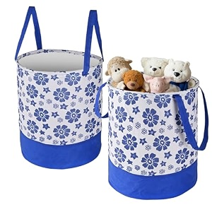 heart home foldable 45l toys organizer for kids room - soft toys storage bagbasketcontainer with handles  disney lion king - black