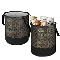 Heart Home Foldable 45L Toys Organizer for Kids Room - Soft Toys Storage Bag/Basket/Container with Handles | Disney Lion King - Black