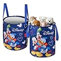 Heart Home Foldable 45L Toys Organizer for Kids Room - Soft Toys Storage Bag/Basket/Container with Handles | Disney Lion King - Black