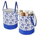 Heart Home Foldable 45L Toys Organizer for Kids Room - Soft Toys Storage Bag/Basket/Container with Handles | Disney Lion King - Black