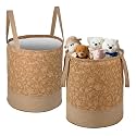 Heart Home Foldable 45L Toys Organizer for Kids Room - Soft Toys Storage Bag/Basket/Container with Handles | Disney Lion King - Black