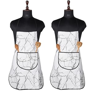 heart home apron  kitchen apron for cooking  apron for restaurant  quilted fabric chef apron  center pocket apron with ties  cooking dress for men-women  pink flower  cream