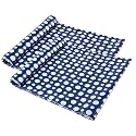 Heart Home Pack of 2 Waterproof &amp; Durable 5 Meters Kitchen Mats for Shelf Liner Roll | Wipeable Fridge Sheets for Shelves Cabinet Drawer | Brick print - Brown with Black Borders