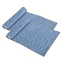 Heart Home Pack of 2 Waterproof &amp; Durable 5 Meters Kitchen Mats for Shelf Liner Roll | Wipeable Fridge Sheets for Shelves Cabinet Drawer | Dark Brown Wooden Check