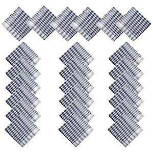 heart home pack of 24 cotton cleaning cloth  duster for home  wiping cloth for kitchen  kitchen napkins  blue