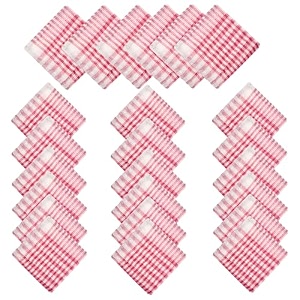 heart home duster  wet dry cleaning napkin  cotton kitchen duster  300 gsm kitchen cleaning clothes  pocha for kitchen  car  desk  fan  set of 6  101  pink