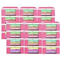 Heart Home (Pack of 24) Saree Covers | Non-Woven Saree Bags | Foldable Storage Bag for Almirah &amp; Wardrobe (9 Inch) Clothes Bag for Women (White Piping) Sari Cover Bags | Pink
