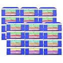 Heart Home (Pack of 6) Saree Covers | Foldable Storage Bag for Almirah &amp; Wardrobe | Non-Woven Saree Bags (9 Inch) Clothes Bag for Women (White Piping) Sari Cover Bags | Blue