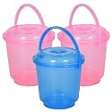 Heart Home Bucket | Plastic Bucket for Mopping | Bucket for Cleaning | Storage Container Bucket | Water Storage Bucket | Bathroom Bucket | Plain Bucket | 5 LTR | Transparent
