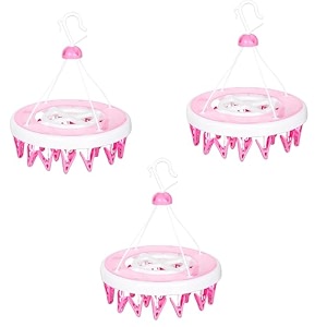 heart home cloth drying hanger  32 clips baby drying pegs  360 degree rotatable hanger  clip stand for cloth  rectangular cloth drying stand  green
