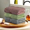 Heart Home Pack of 3 Cotton Hand/Face Towels for Men &amp; Women | Easily Washable | Workout Gym Napkins for Men | Pocket Towel - Grey-Green &amp; Brown