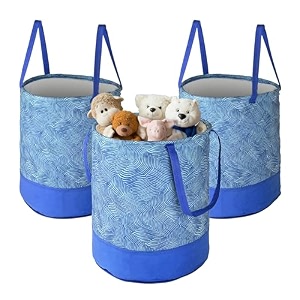heart home foldable 45l toys organizer for kids room - soft toys storage bagbasketcontainer with handles  disney lion king - black
