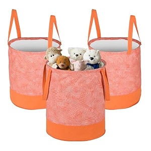 heart home foldable 45l toys organizer for kids room - soft toys storage bagbasketcontainer with handles  disney lion king - black