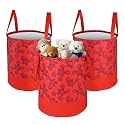 Heart Home Foldable 45L Toys Organizer for Kids Room - Soft Toys Storage Bag/Basket/Container with Handles | Disney Lion King - Black