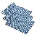 Heart Home Pack of 2 Waterproof & Durable 5 Meters Kitchen Mats for Shelf Liner Roll | Wipeable Fridge Sheets for Shelves Cabinet Drawer | Brick print - Brown with Black Borders
