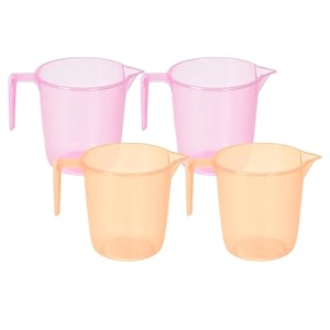 heart home plastic lightweight unbreakable bathroom mug 15 litre- pack of 2 light brown 54hh3917