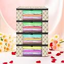 Heart Home Pack of 4 Saree Covers