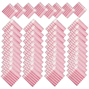 heart home duster  wet dry cleaning napkin  cotton kitchen duster  300 gsm kitchen cleaning clothes  pocha for kitchen  car  desk  fan  set of 6  101  pink