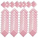 Heart Home Duster | Wet Dry Cleaning Napkin | Cotton Kitchen Duster | 300 GSM Kitchen Cleaning Clothes | Pocha for Kitchen | Car | Desk | Fan | Set of 6 | 101 | Pink