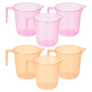 heart home plastic lightweight unbreakable bathroom mug 15 litre- pack of 2 light brown 54hh3917